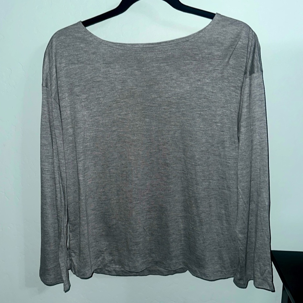 Madewell gray long sleeve top size extra small in like new condition